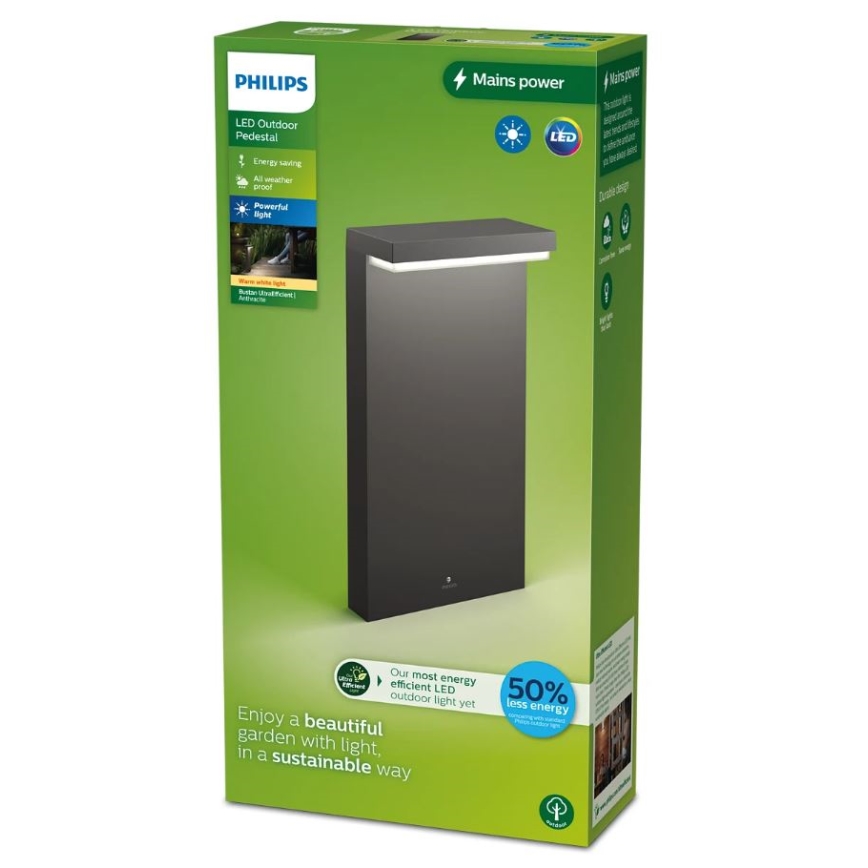 Philips - Φωτιστικό LED εξωτερικού χώρου BUSTAN LED/3,8W/230V 2700K 40 cm IP44