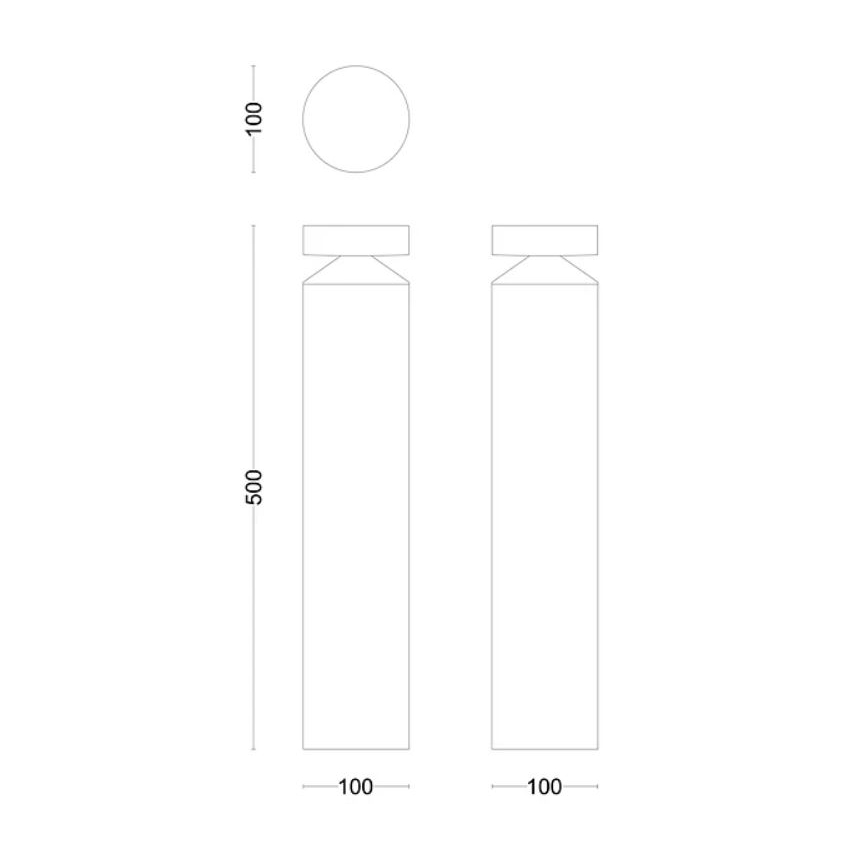 Philips - Φωτιστικό LED εξωτερικού χώρου LAVEN LED/6W/230V 2700K IP44