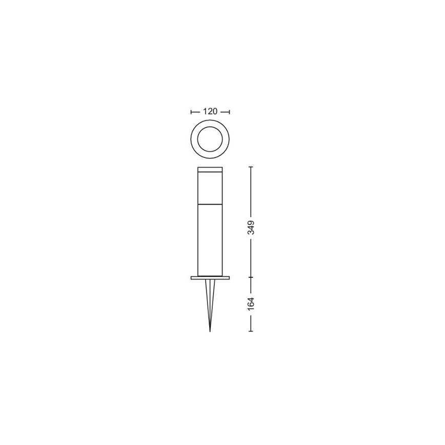 Philips - Φωτιστικό LED εξωτερικού χώρου GARDENLINK LED/24W/230V 2700K IP44