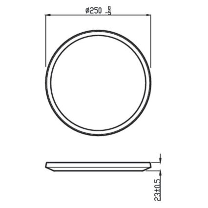 Philips - Φωτιστικό εξωτερικού χώρου dimming LED SUPERSLIM SCENE SWITCH LED/15W/230V IP54 λευκό