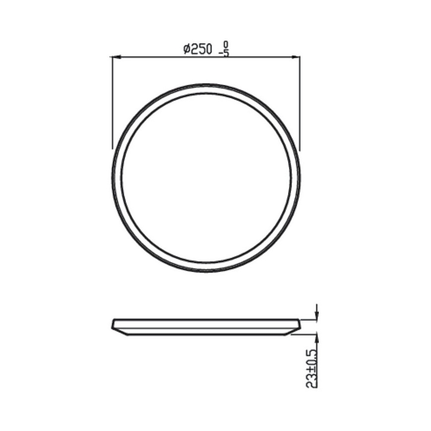 Philips - Φωτιστικό εξωτερικού χώρου dimming LED SUPERSLIM SCENE SWITCH LED/15W/230V IP54 λευκό