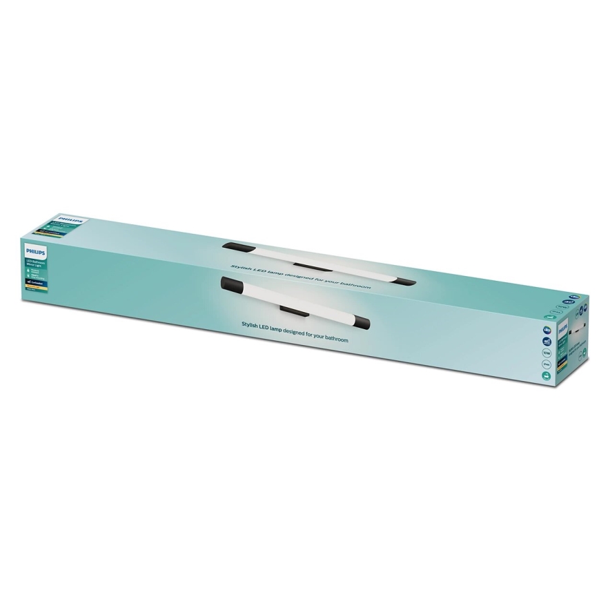 Philips - Φωτιστικό καθρέφτη μπάνιου ROVER LED/10W/230V IP44 μαύρο