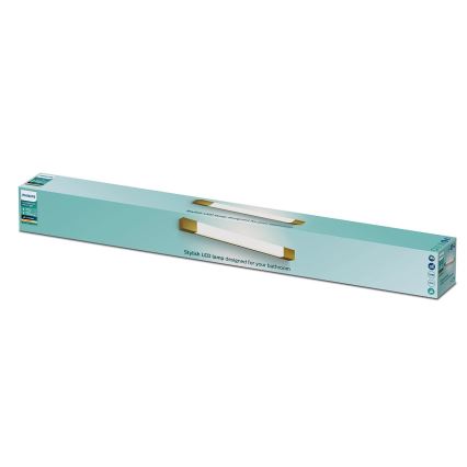Philips - Φωτιστικό καθρέφτη μπάνιου ROVER LED/10W/230V IP44 ορείχαλκος