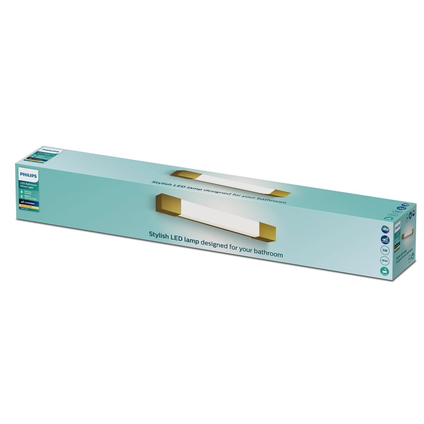 Philips - Φωτιστικό καθρέφτη μπάνιου ROVER LED/5W/230V IP44 ορείχαλκος