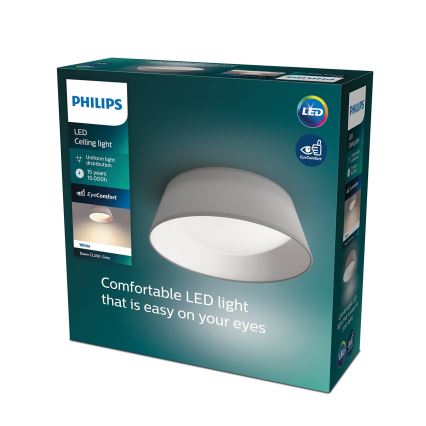 Philips - Φωτιστικό οροφής LED/14W/230V γκρι