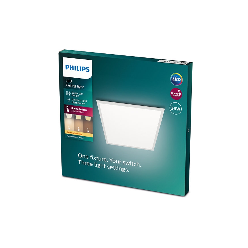 Philips - LED Dimmable φωτιστικό οροφής SCENE SWITCH LED/36W/230V 2700K