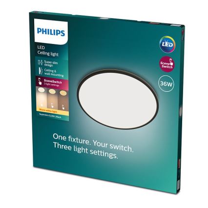 Philips - LED Dimmable φωτιστικό οροφής SCENE SWITCH LED/36W/230V