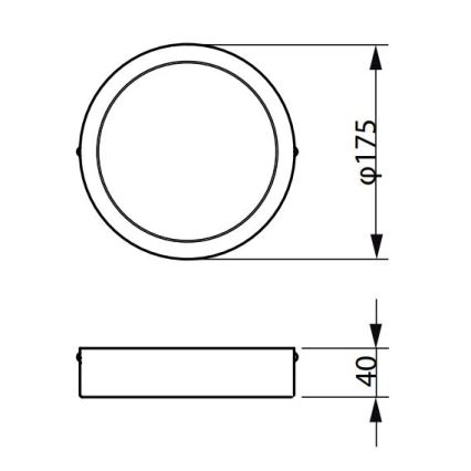 Philips - Φωτιστικό οροφής LED LEDINAIRE LED/10,5W/230V 3000K IP40