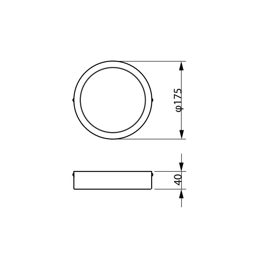 Philips - Φωτιστικό οροφής LED LEDINAIRE LED/10,5W/230V 3000K IP40