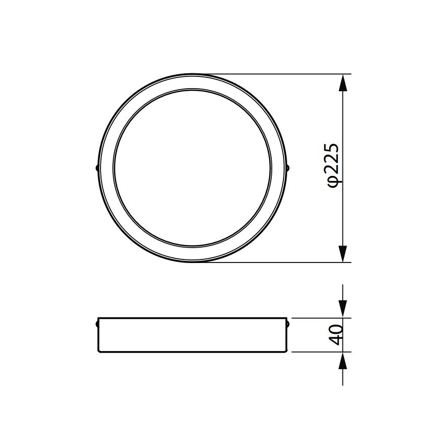Philips - Φωτιστικό οροφής LED LEDINAIRE LED/19,5W/230V 3000K IP40