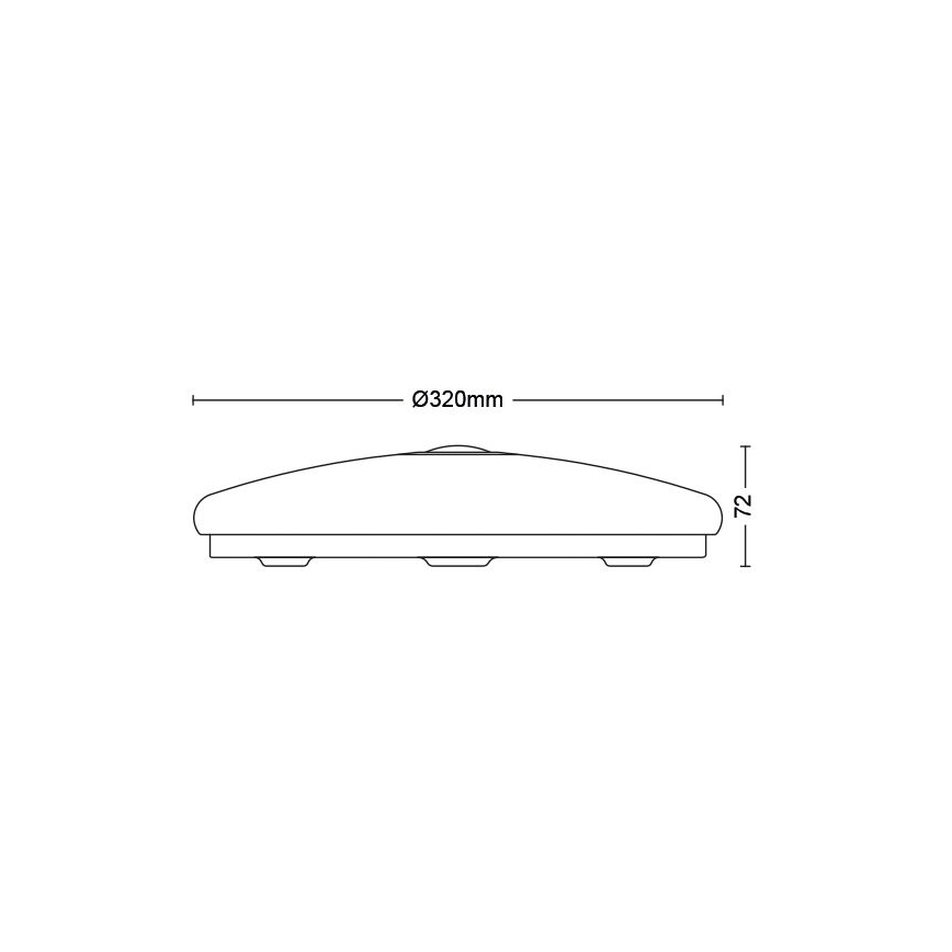 Philips - Φωτιστικό οροφής LED με αισθητήρα LED/16W/230V 4000K