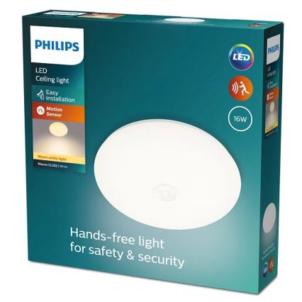 Philips - Φωτιστικό οροφής LED με αισθητήρα LED/16W/230V 2700K