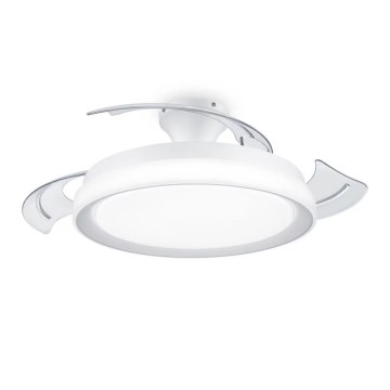 Philips - Φωτιστικό οροφής LED με ανεμιστήρα BLISS LED/35W/230V 5500/4000/2700K λευκό + τηλεχειριστήριο