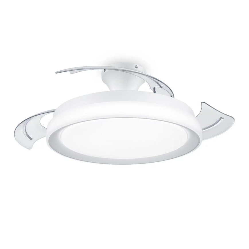 Philips - Φωτιστικό οροφής LED με ανεμιστήρα BLISS LED/35W/230V 5500/4000/2700K λευκό + τηλεχειριστήριο