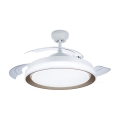 Philips-Φωτιστικό οροφής LED με ανεμιστήρα LED/35W/230V 5500/4000/2700K + τηλεχειριστήριο χρυσαφί