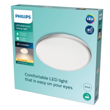 Philips - LED Φωτιστικό οροφής μπάνιου LED/17W/230V IP44