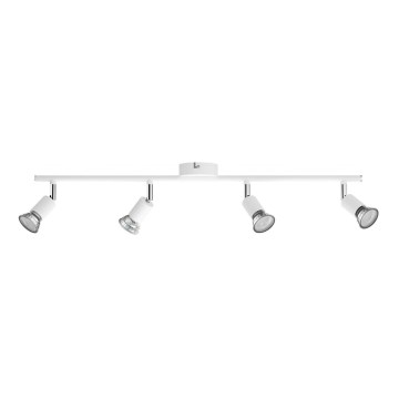 Philips - Φωτιστικό σποτ 4xGU10/50W/230V λευκό