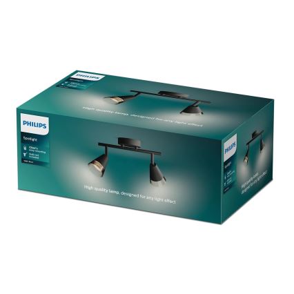Philips - Φωτιστικό σποτ CLEFT 2xGU10/5W/230V