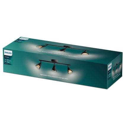 Philips - Φωτιστικό σποτ CLEFT 3xGU10/5W/230V