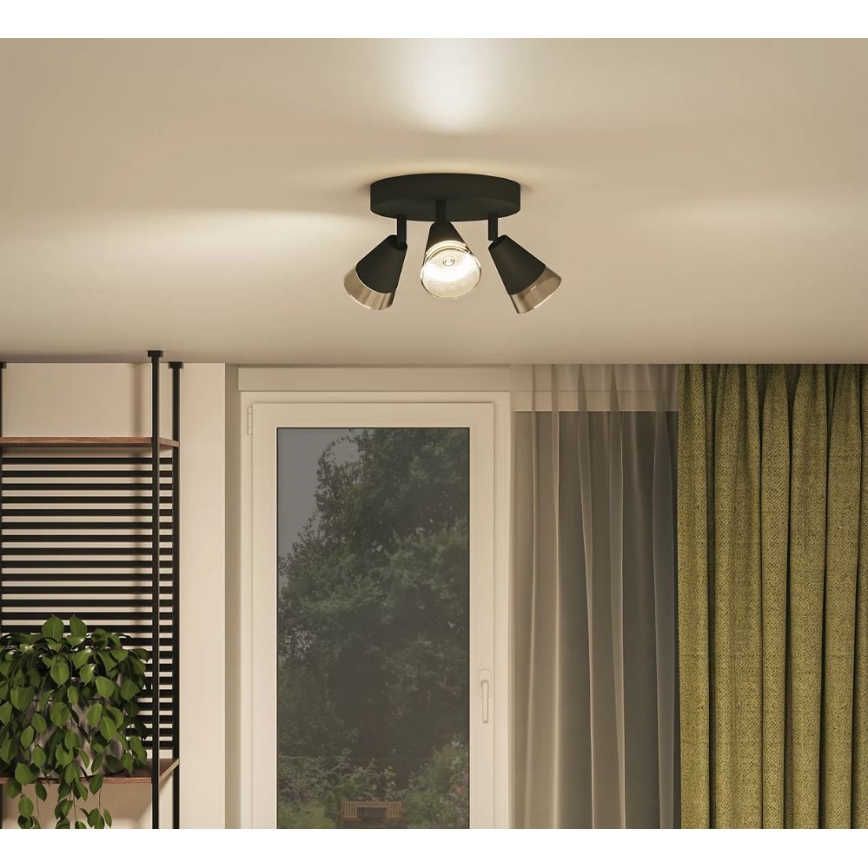 Philips - Φωτιστικό σποτ CLEFT 3xGU10/5W/230V