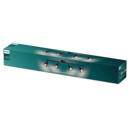 Philips - Φωτιστικό σποτ CLEFT 4xGU10/5W/230V
