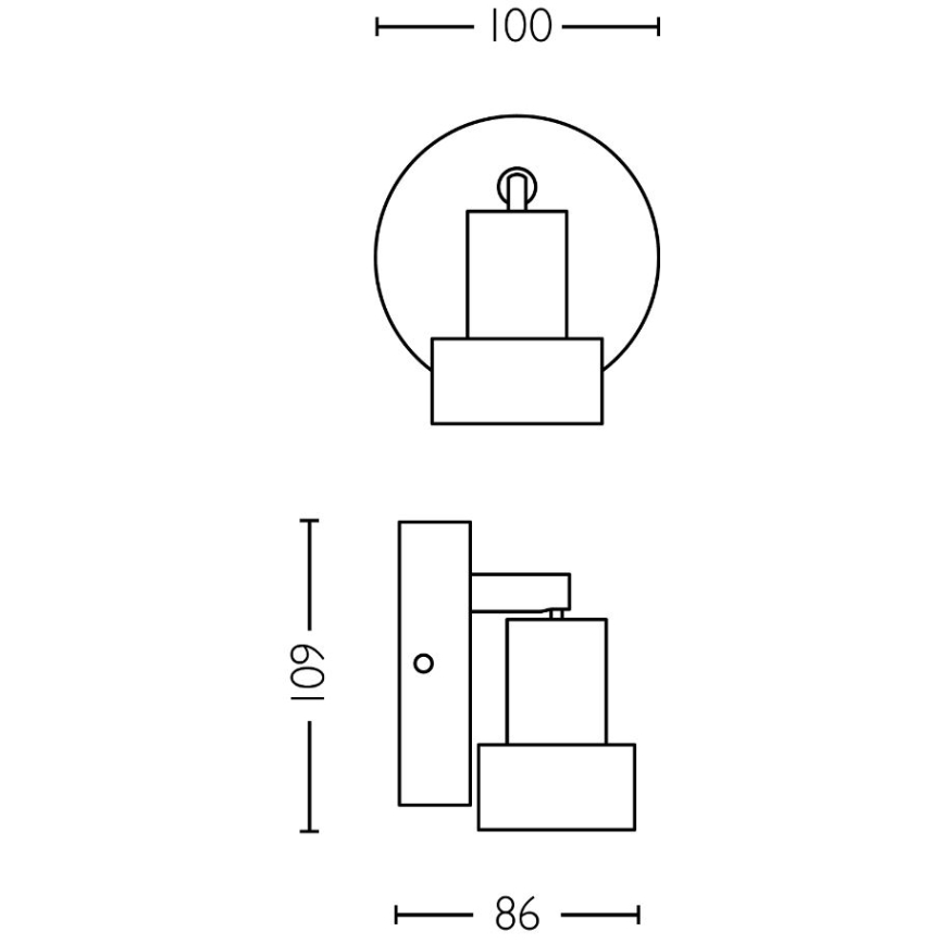 Philips - Φωτιστικό σποτ CONDUIT 1xGU10/5W/230V μαύρο/χάλκινο