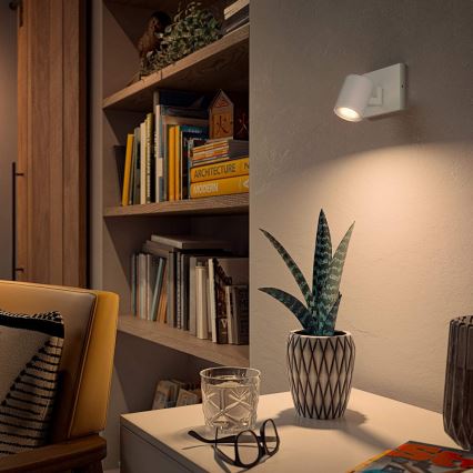 Philips - Φωτιστικό σποτ Dimming LED Hue RUNNER 1xGU10/4,2W/230V 2200-6500K + τηλεχειριστήριο λευκό