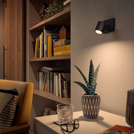 Philips - Φωτιστικό σποτ Dimming LED Hue RUNNER 1xGU10/4,2W/230V 2200-6500K μαύρο