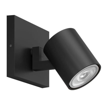 Philips - Φωτιστικό σποτ Dimming LED Hue RUNNER 1xGU10/4,2W/230V 2200-6500K μαύρο