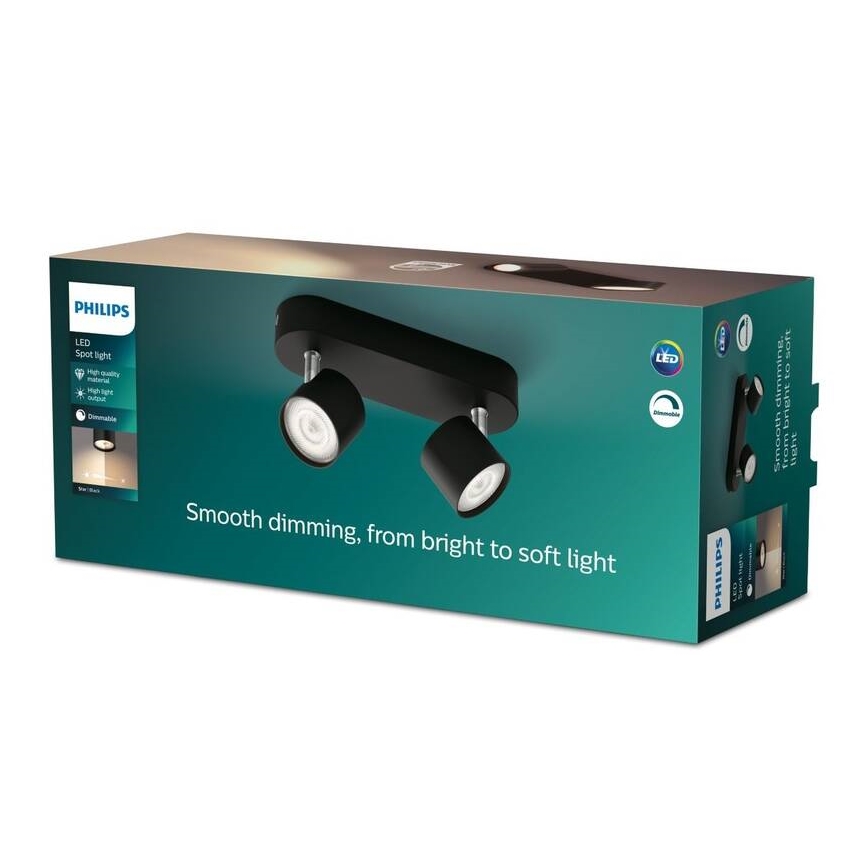 Philips - Φωτιστικό σποτ Dimming LED 2xLED/4,5W/230V
