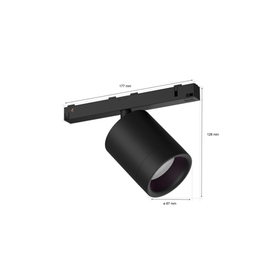 Philips - LED RGB Dimmable σποτ για σύστημα ράγας Hue PERIFO LED/5,2W/24V 2000-6500K