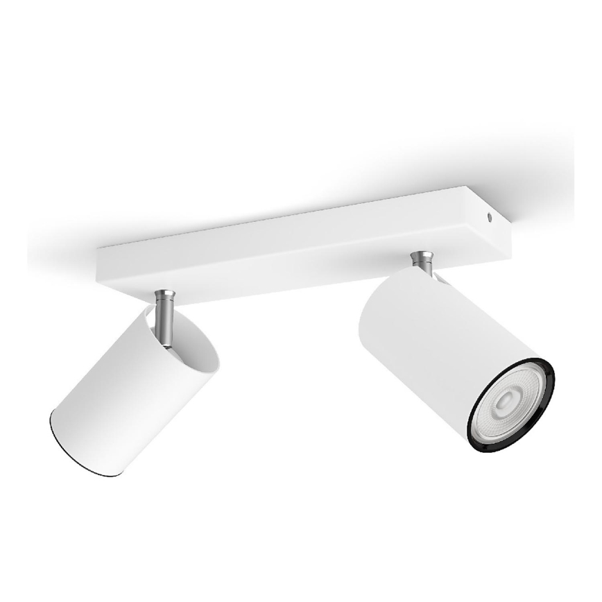 Philips - Φωτιστικό σποτ KOSIPO 2xGU10/5,5W/230V λευκό