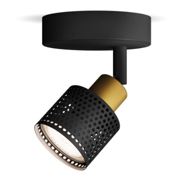 Philips - Φωτιστικό σποτ NIALL 1xGU10/5W/230V μαύρο/χάλκινο