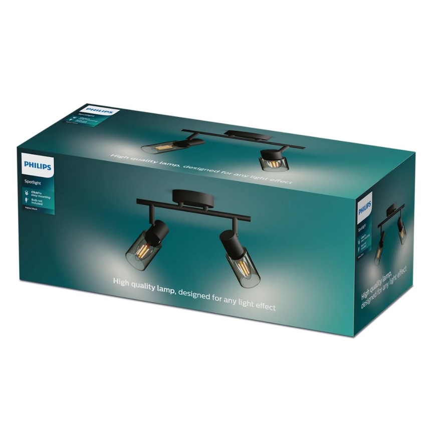 Philips - Φωτιστικό σποτ PALMS 2xE14/25W/230V