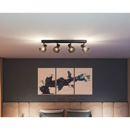 Philips - Φωτιστικό σποτ SLEET 4xE14/25W/230V