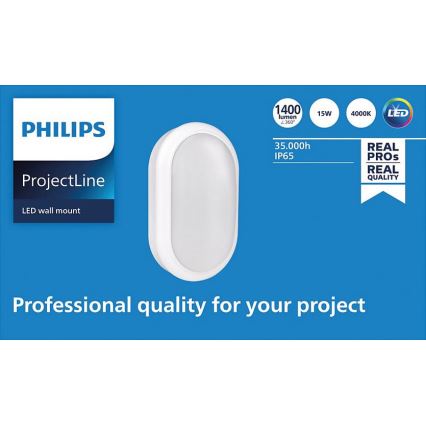 Philips - Φωτιστικό τοίχου LED PROJECTLINE LED/15W/230V IP65