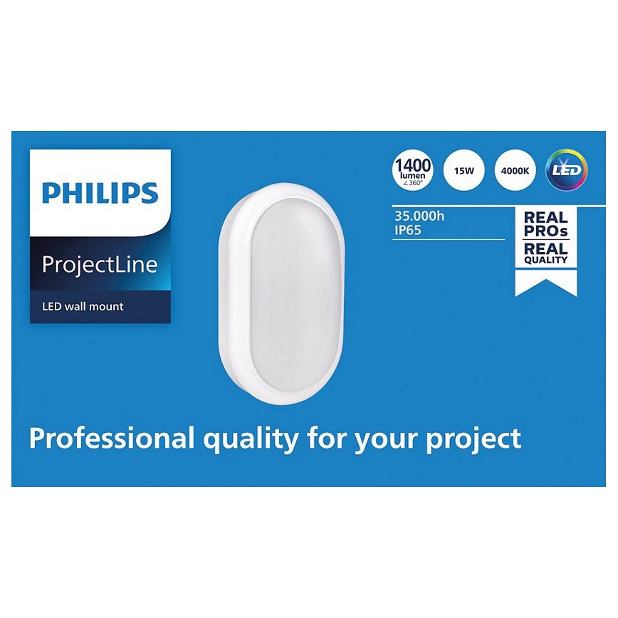 Philips - Φωτιστικό τοίχου LED PROJECTLINE LED/15W/230V IP65