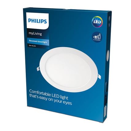 Philips - Χωνευτό Φωτιστικό LED SLIM LED/20W/230V 4000K