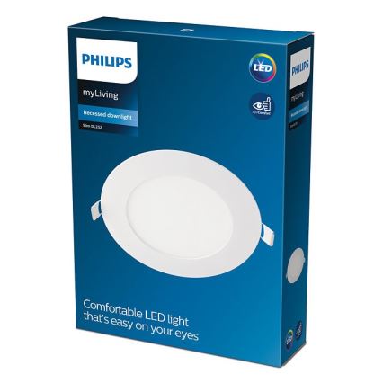 Philips - Χωνευτό Φωτιστικό LED SLIM LED/9W/230V 3000K