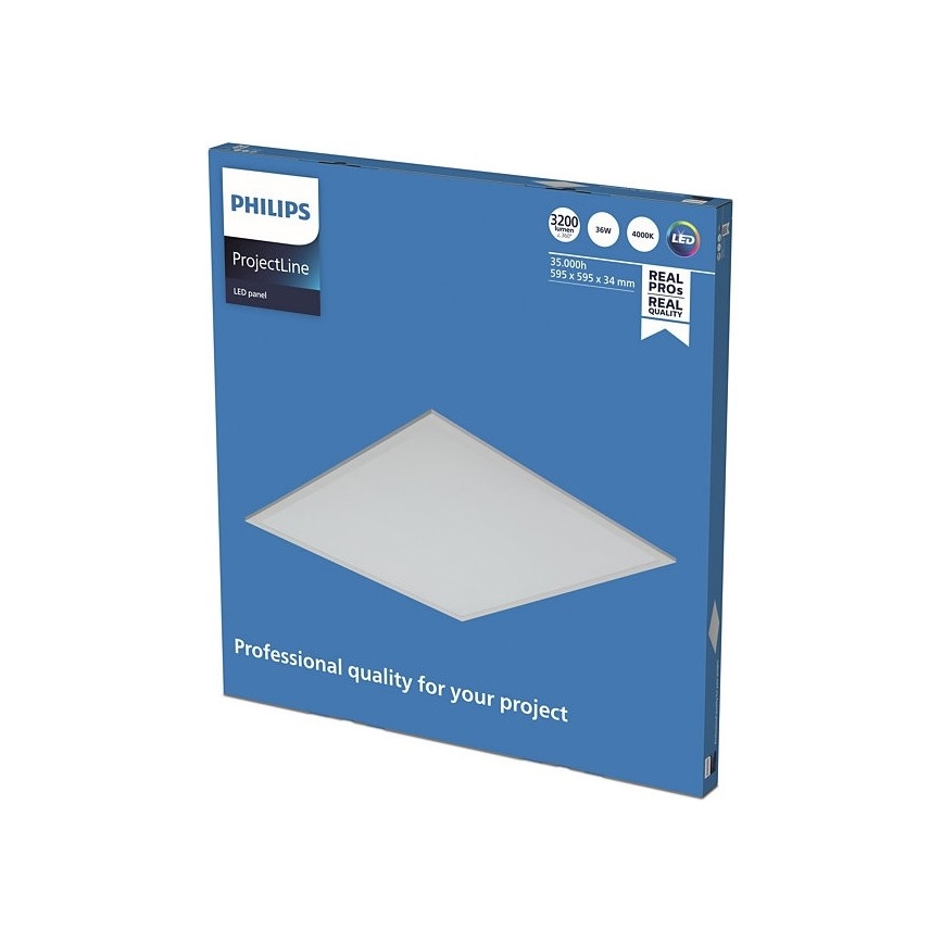 Philips - Χωνευτό πάνελ οροφής LED PROJECTLINE LED/36W/230V 59,5x59,5 cm
