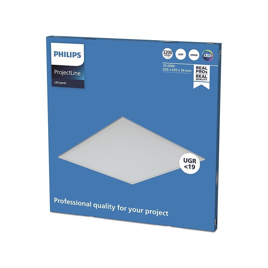 Philips - Χωνευτό πάνελ οροφής LED PROJECTLINE LED/36W/230V 62x62 cm