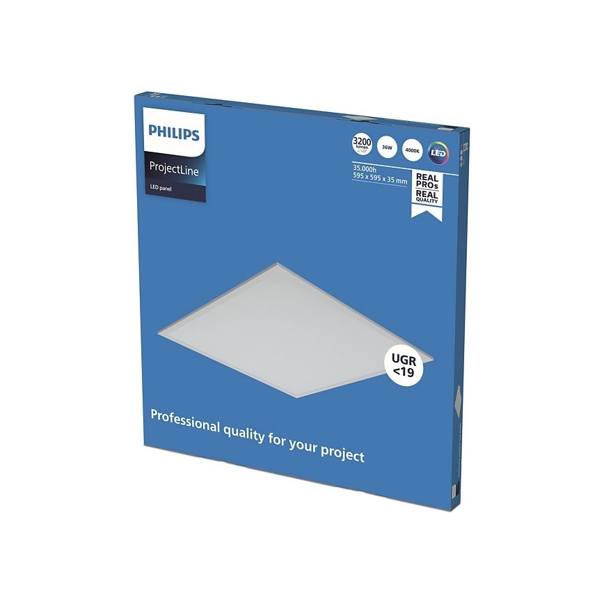 Philips - Χωνευτό Φωτιστικό LED PROJECTLINE LED/36W/230V 59,5x59,5 cm