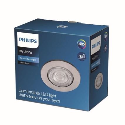 Philips - Χωνευτό φωτιστικό LED LED/4.5W/230V 2,700K