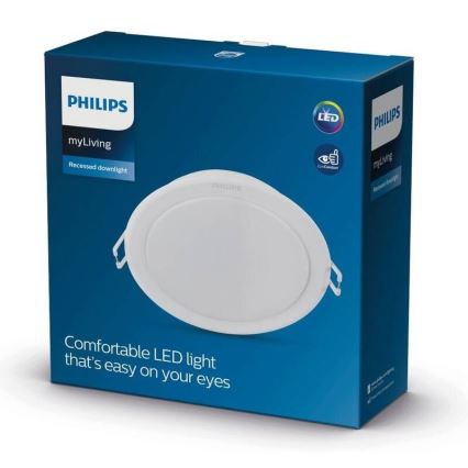 Philips - Χωνευτό φωτιστικό MESON LED/12,5W/230V 3000K