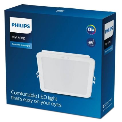 Philips - Χωνευτό φωτιστικό MESON LED/12,5W/230V 4000K