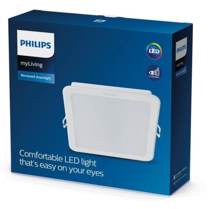 Philips - Χωνευτό φωτιστικό MESON LED/16,5W/230V 6500K