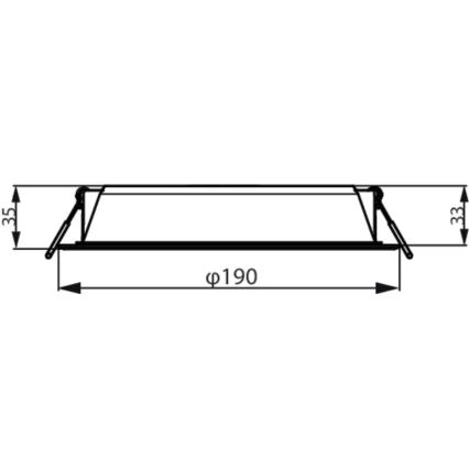 Philips - Χωνευτό φωτιστικό MESON LED/20W/230V 4000K