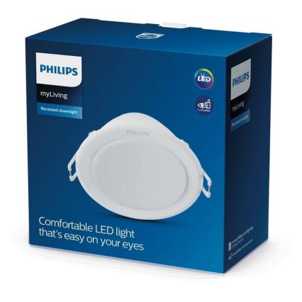 Philips - Χωνευτό φωτιστικό MESON LED/5,5W/230V 6500K