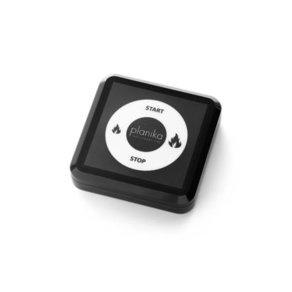 Planika - Τζάκι Βιοαιθανόλης με τηλεχειριστήριο 72,6x65 cm 2,5kW/230V μαύρο