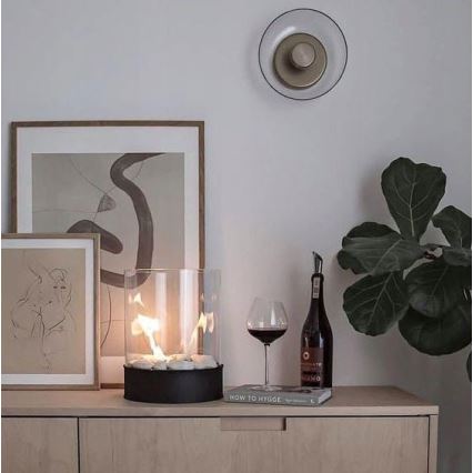 Planika - βιοτζάκι 32,1x25,1 cm 2,5kW μαύρο